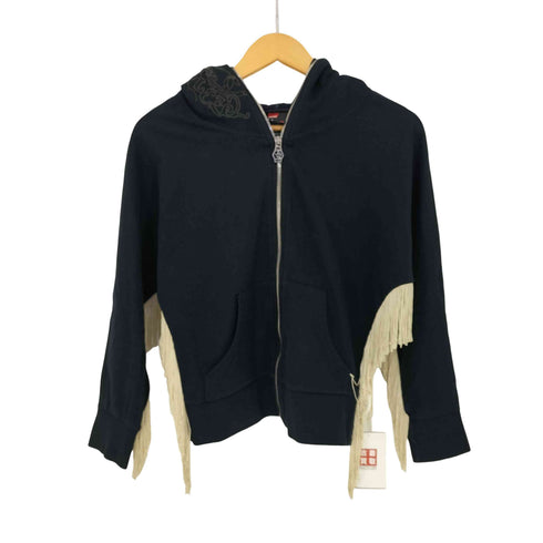 ディーゼル DIESEL Y2K フリンジ ジップパーカー レディース import:XS