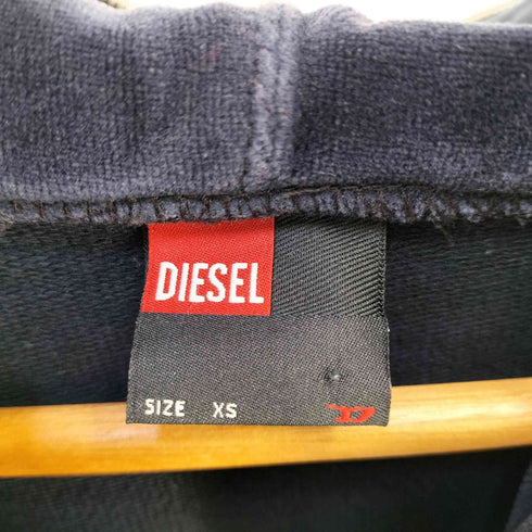 ディーゼル DIESEL Y2K フリンジ ジップパーカー レディース import:XS