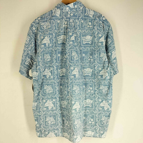 レインスプーナー Reyn Spooner 90s 水着タグ 総柄 レギュラーカラー アロハシャツ メンズ import:L