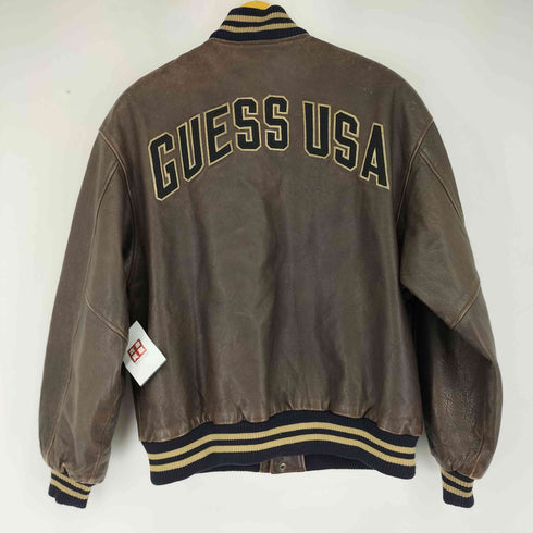 ゲス GUESS 90S オールレザースタジャン メンズ JPN:M