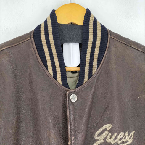 ゲス GUESS 90S オールレザースタジャン メンズ JPN:M