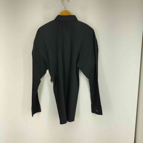 イッセイミヤケ ISSEY MIYAKE 00S プリーツ L/S シャツ メンズ