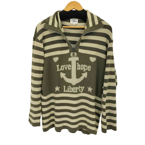 カステルバジャック CASTELBAJAC LOVE HOPE ハーフジップカットソー メンズ JPN:2