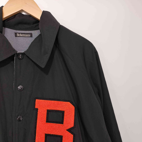 ボヘミアンズ BOHEMIANS 裏地ボア ロゴプリント コーチジャケット メンズ JPN:M
