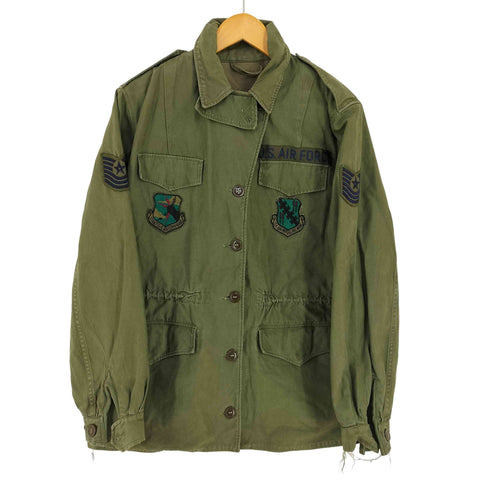 ユーエスエアーフォース U.S. AIR FORCE M-65 Field Jacket ワッペン付き 戦略空軍司令部 空軍126航空リフューリングウィング メンズ