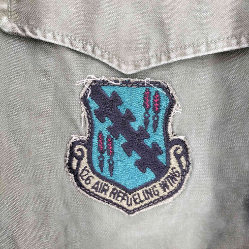 ユーエスエアーフォース U.S. AIR FORCE M-65 Field Jacket ワッペン付き 戦略空軍司令部 空軍126航空リフューリングウィング メンズ