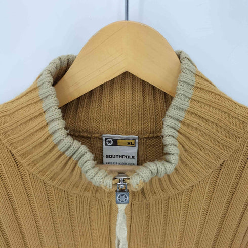 サウスポール SOUTHPOLE 90S アクリル ハーフジップアップ ニット メンズ import:XL
