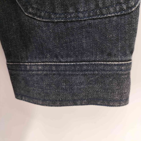 フブ FUBU 90S ギミックデザイン ジップアップデニムジャケット メンズ import:XL