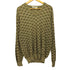 プロントウォモ PRONTO UOMO 90-00S イタリア製 Vネック 総柄 L/S ニット メンズ import:L