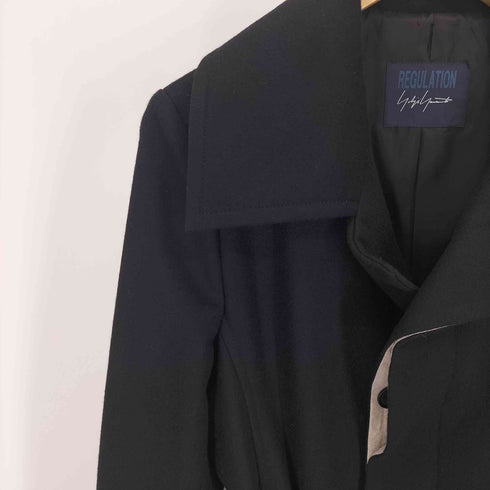 レギュレーションヨウジヤマモト REGULATION Yohji Yamamoto 24AW TOP FLANNEL R-BASIC COAT レディース JPN:1