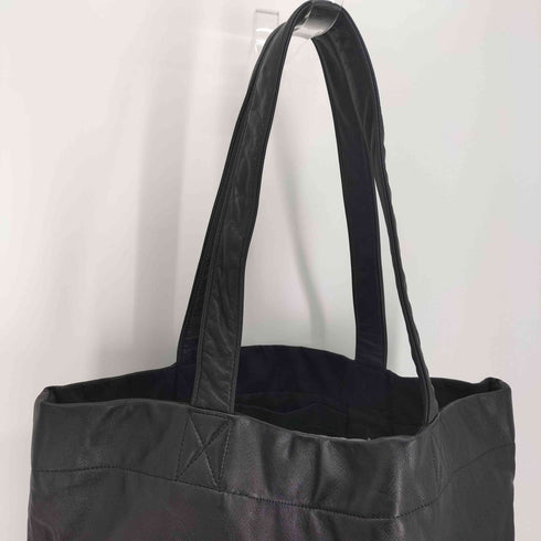 ディスコードヨウジヤマモト discord Yohji Yamamoto Signature TOTE L シグネチャー トート レザー バッグ メンズ L
