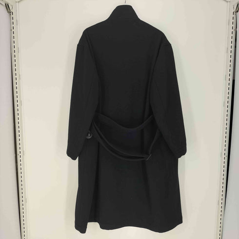 ヨウジヤマモトプールオム Yohji Yamamoto POUR HOMME 24AW AIRY MOSSER STAND COLLAR COAT メンズ JPN:1