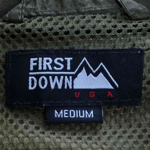 ファーストダウン FIRST DOWN 裏地メッシュ ナイロン マウンテンパーカー メンズ import:M