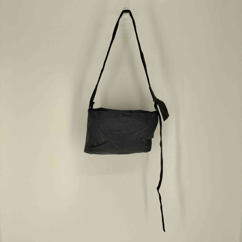 ディスコードヨウジヤマモト discord Yohji Yamamoto 24AW Puff (S) パフ レザー ショルダーバッグ メンズ S