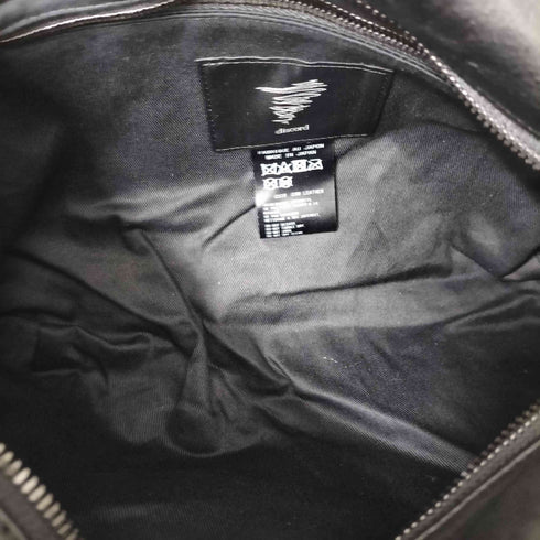 ディスコードヨウジヤマモト discord Yohji Yamamoto 24AW Puff (S) パフ レザー ショルダーバッグ メンズ S
