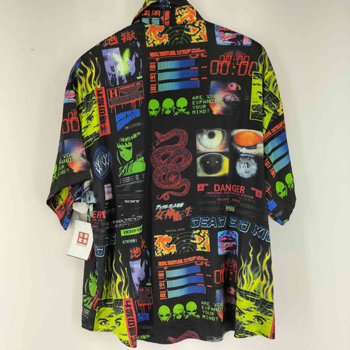 DeadEndKids グラフィック総柄シャツ 光沢 メンズ JPN:M