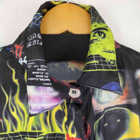 DeadEndKids グラフィック総柄シャツ 光沢 メンズ JPN:M