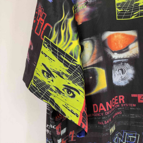 DeadEndKids グラフィック総柄シャツ 光沢 メンズ JPN:M