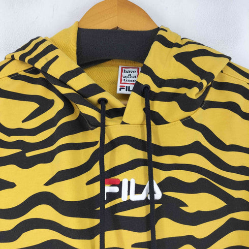 フィラ FILA 総柄フーデットパーカー コラボ タイガー レディース