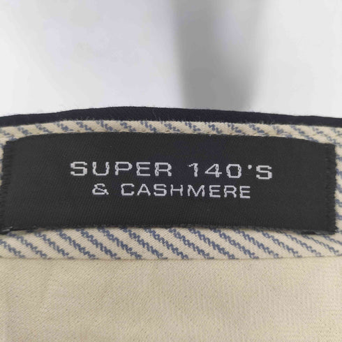 SUPER 140S カシミア混 2タックスラックスパンツ メンズ 34R