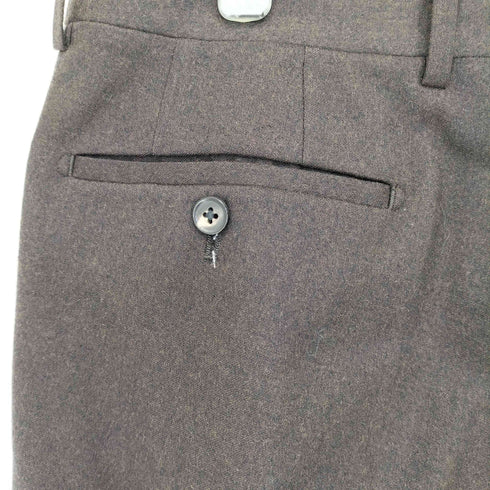ユニバーサルランゲージ UNIVERSAL LANGUAGE Vitale Barberis Canonico センタープレス ウールスラックス メンズ LL