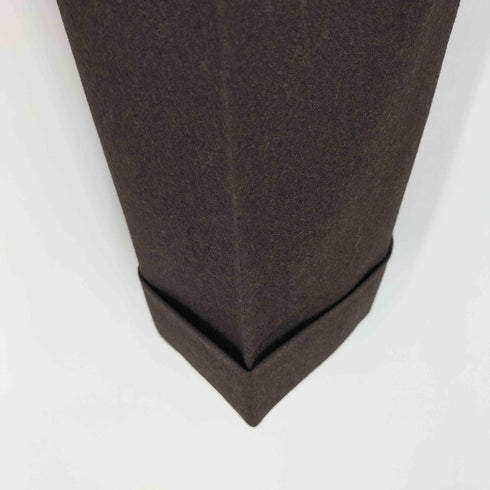 ユニバーサルランゲージ UNIVERSAL LANGUAGE Vitale Barberis Canonico センタープレス ウールスラックス メンズ LL