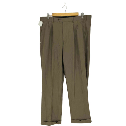ヴァンヒューゼン VAN HEUSEN TALON 2タックスラックス メンズ 38×32