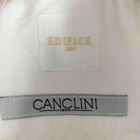 エディフィス EDIFICE CANCLINI カッタウェイL/Sシャツ メンズ import:S
