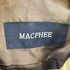 マカフィー MACPHEE 丸襟 牛革 シングルライダースジャケット レディース