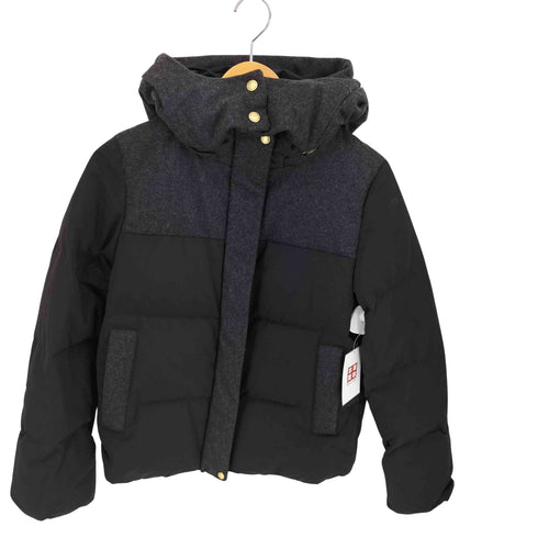 マッキントッシュフィロソフィー MACKINTOSH PHILOSOPHY ウール切替 フーディーダウンジャケット レディース 40