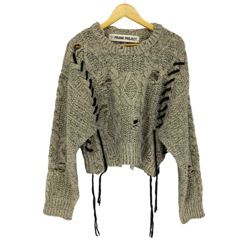 プランクプロジェクト PRANK PROJECT 24AW Vintage Cable Short Knit レディース FREE