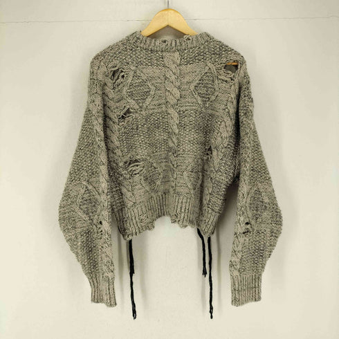 プランクプロジェクト PRANK PROJECT 24AW Vintage Cable Short Knit レディース FREE