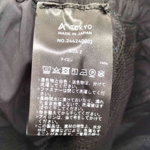 A+TOKYO 撥水ナイロン カーブラインパンツ メンズ JPN:2