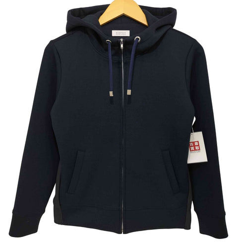 バーニーズニューヨーク BARNEYS NEWYORK コンビネーションバックフリルスエットパーカ レディース JPN:38