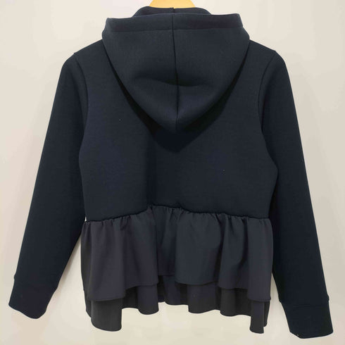 バーニーズニューヨーク BARNEYS NEWYORK コンビネーションバックフリルスエットパーカ レディース JPN:38