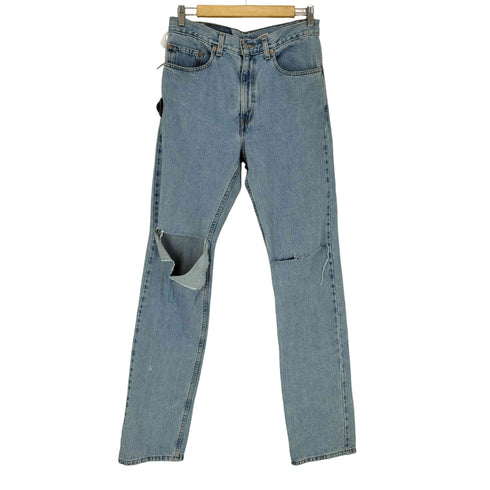 リーバイス Levis 505 ボタン裏577 00年7月製 ジップフライダメージデニムパンツ メンズ W32