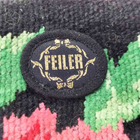 フェイラー FEILER シュニール織 花柄ハンドバッグ ポーチ レディース