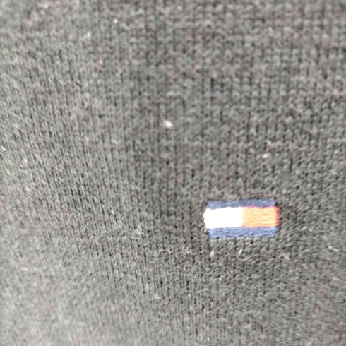 トミーヒルフィガー TOMMY HILFIGER ロゴ刺繍クルーネックリブニットセーター メンズ JPN:M