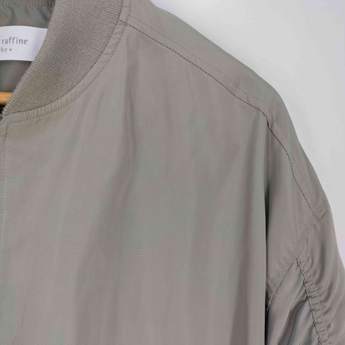 ショコラフィネローブ chocol raffine robe 袖ギャザーMA-1ブルゾン レディース FREE