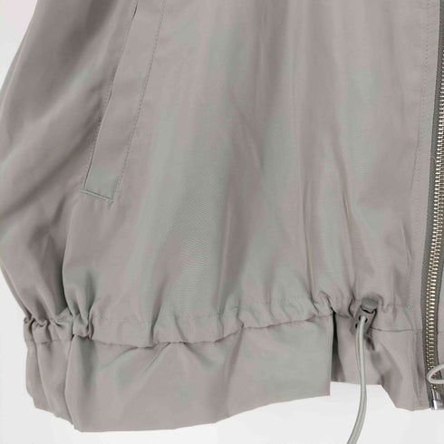 ショコラフィネローブ chocol raffine robe 袖ギャザーMA-1ブルゾン レディース FREE