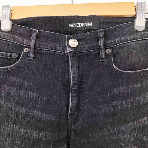 マインデニム MINEDENIM スキニーブラックデニムパンツ レディース JPN:3