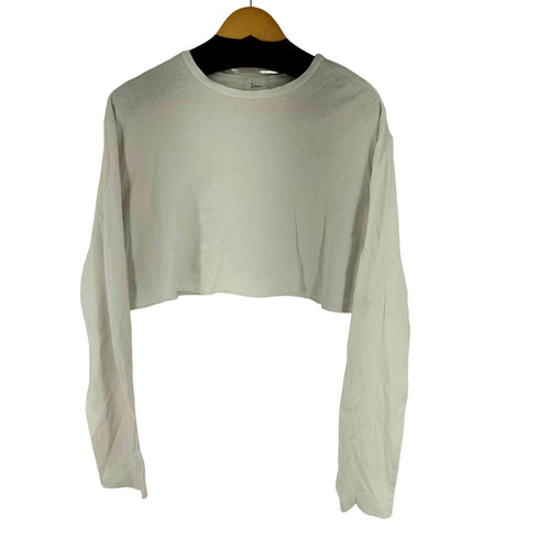 ローレン louren クロップドロングスリーブカットソー レディース FREE