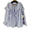 wee9s big collar frill blouse レディース FREE