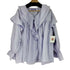 wee9s big collar frill blouse レディース FREE