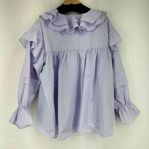 wee9s big collar frill blouse レディース FREE