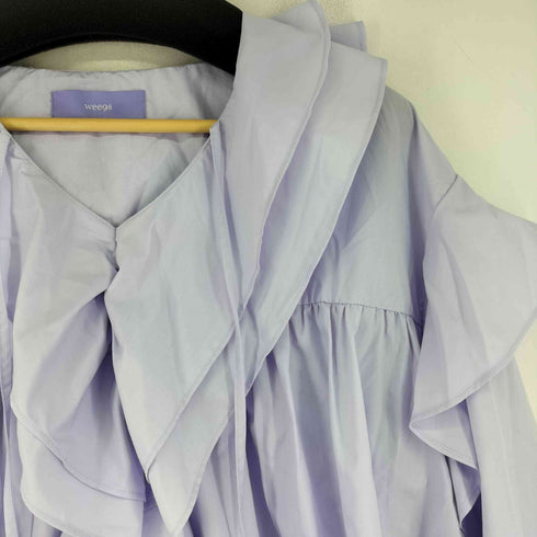 wee9s big collar frill blouse レディース FREE