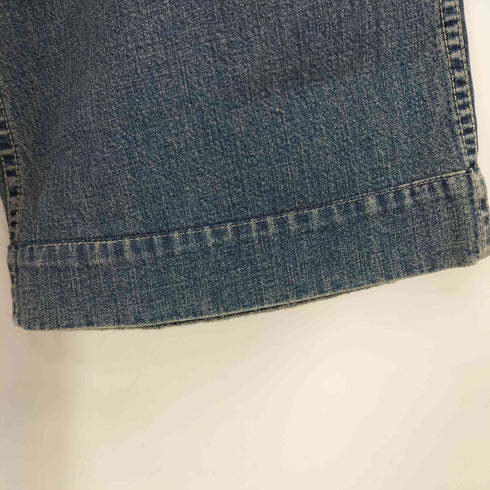 ラルフローレン RALPH LAUREN 00S ストーンウォッシュ加工 USNAVY デニムベイカーパンツ レディース 9