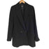 ザラ ZARA フルイドブレザー ダブルブレスト テーラードジャケット パワーショルダー レディース import:M
