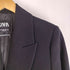 ザラ ZARA フルイドブレザー ダブルブレスト テーラードジャケット パワーショルダー レディース import:M