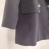 ザラ ZARA フルイドブレザー ダブルブレスト テーラードジャケット パワーショルダー レディース import:M